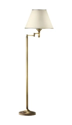 Klasyczna Lampa podłogowa CLASSIC wys. 158cm 1xE27 15W IP20 | Mosiądz patynowany