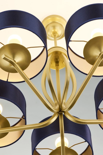 Klasyczny Żyrandol KASZMIR wys. 58cm 5xE27 15W IP20 | złoty połysk