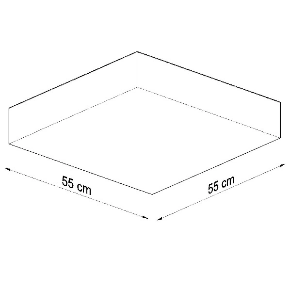 Plafon HORUS 55 czarny SL.0920
