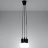 Lampa Wisząca DIEGO 3, PCV Czarna, E27 60W, SL.0573
