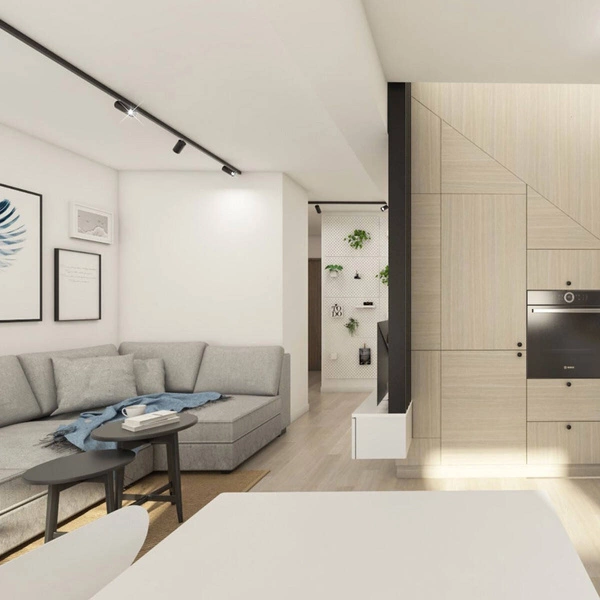 Reflektor do szynoprzewodu jednofazowego LEON, czarny, 7W LED, barwa ciepła 3000K