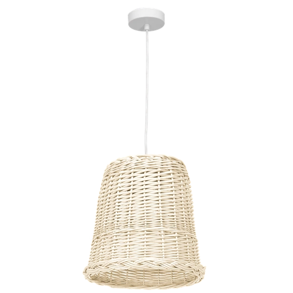 Lampa wisząca VIMINI WHITE 1xE27