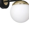Nowoczesna lampa ścienna kinkiet SPARTA BLACK / GOLD MPL6512
