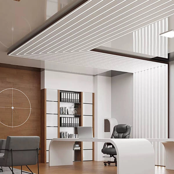 Profil LED P25-2 200cm podtynkowy szer. 14mm | osłonka C9 | czarny