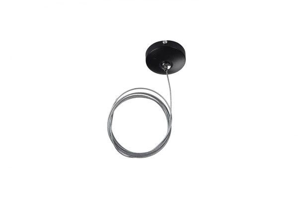 Azzardo CEILING PLATE TRACK BK + WIRE 4780