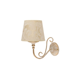 Klasyczny Kinkiet SOFIA wys. 25cm 1xE27 15W IP20 | Złoty