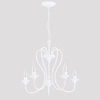 Żyrandol klasyczny świecznikowy UNITY śr. 51cm biały
