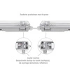 LIMEA LED TUBE SLIM HERMETYK G13 2x60 250V IP65 710x90x63 mm SZARY