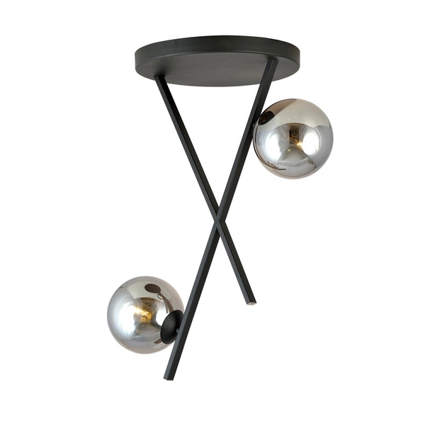 Lampa sufitowa Emibig RIVER 2 GRAFIT 1196/2