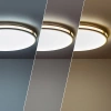 Plafon LED Abruzzo Sagio Okrągły 21W Naturalne Drewno 3 Barwy Świecenia CCT 40cm
