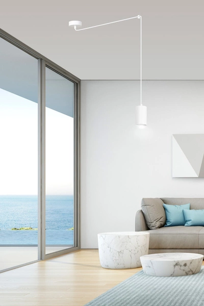 Lampa wisząca Emibig TRAKER 1 WH/Biały 525/1