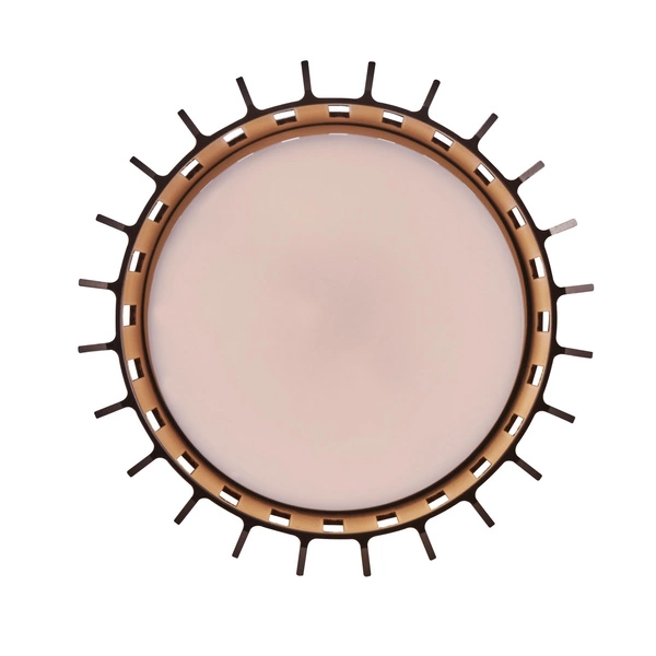 Lampa sufitowa ALUDRA E27 15W Aluminium | Seaside brązowy metaliczny