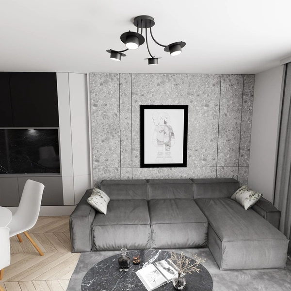 Lampa wisząca Emibig ENSO 4 BL 1445/4