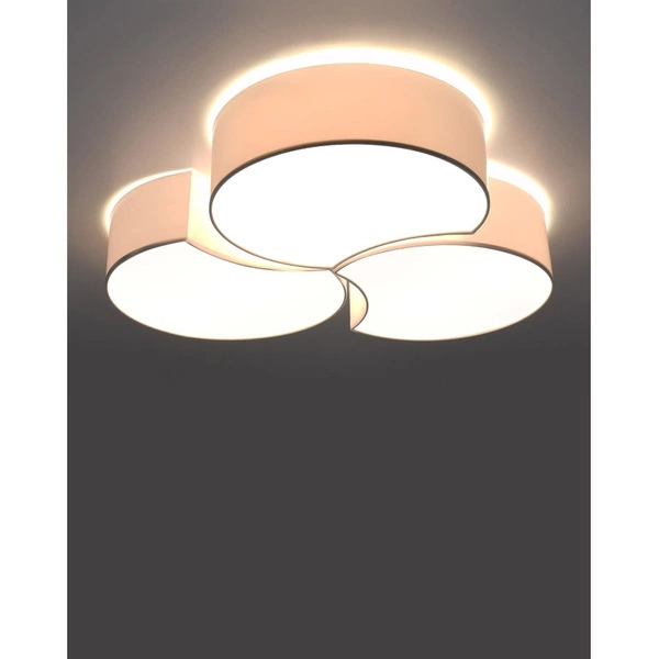 Plafon CIRCLE 3B, SL.1052, biały, 6x60W E27