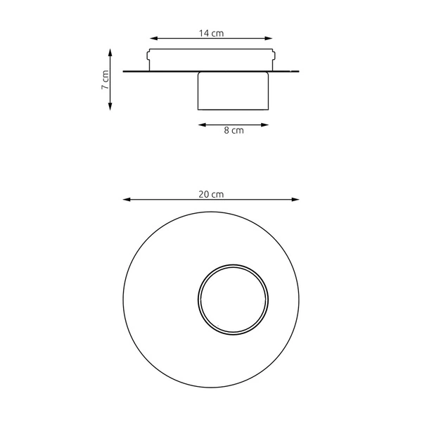 Lampa wisząca Emibig PIXO 1 BL 1443/1