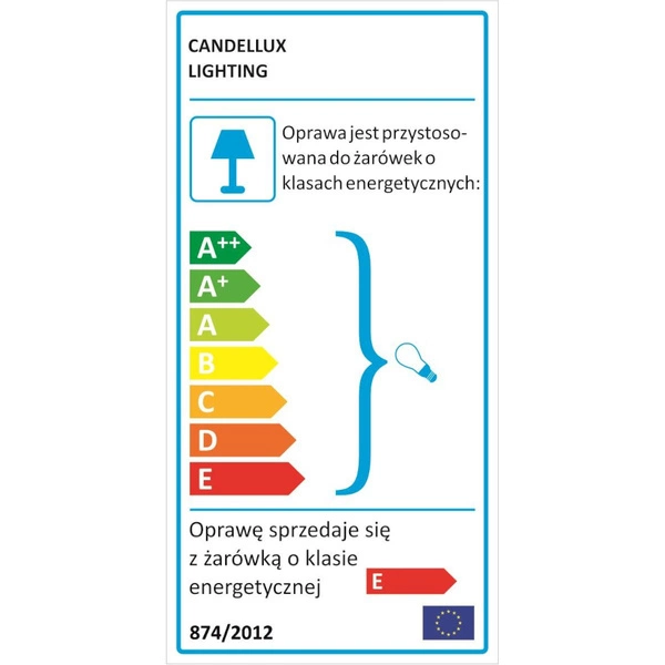 Lampa wisząca STARLET 35-85767 chrom/transparentny 5x40W G9