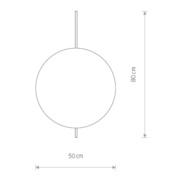 Kinkiet LED SUNSET B 50cm 2xGX53 | brązowy 7655
