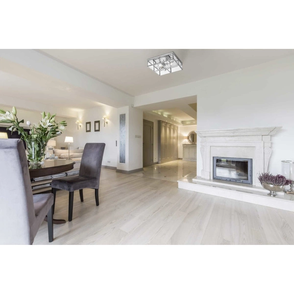 Lampa sufitowa MONZA, chrom/transparentny, 2x40W E14