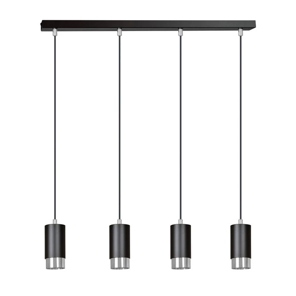 Lampa wisząca Emibig FUMIKO 4 BL/CHROME 816/4