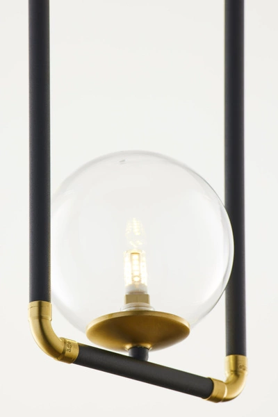 Nowoczesna Lampa wisząca ZAFRA wys. 52-120cm 1xG9 14W IP20 | Złoty