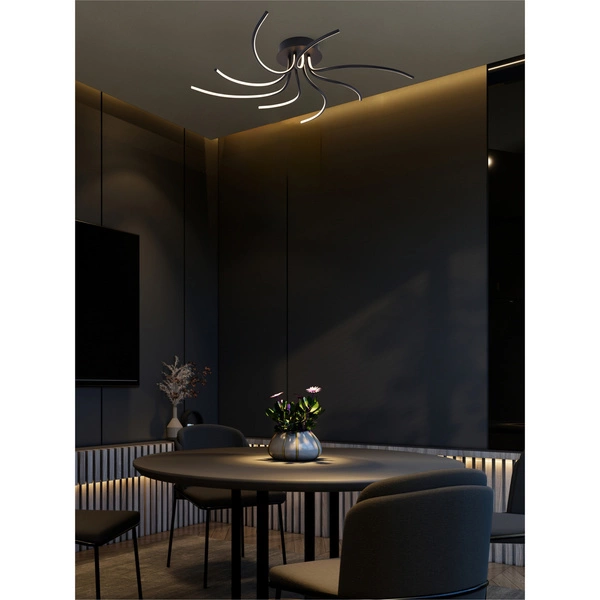 2200012-BK DIOGO LAMPA SUFITOWA CZARNA/BLACK