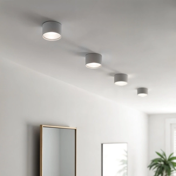 Spot tuba sufitowa śr. 8,2cm GX53 | biały