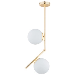 Lampa sufitowa ALFA LIBERTY MIX ZŁOTA 2xE14 24cm | 62267