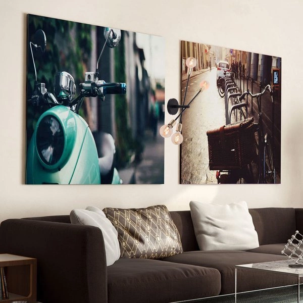 Kinkiet ONYX Poczwórny CZARNY/ZŁOTY w nowoczesnym stylu