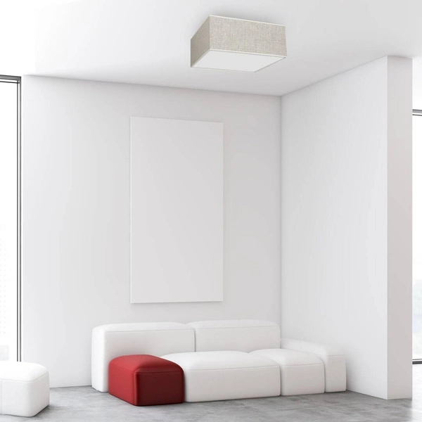 Lampa sufitowa LINO, MLP7495, biały/szary, 2x60W E27