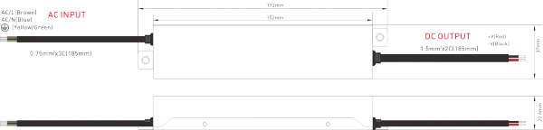 Zasilacz hermetyczny stałonapięciowy MPF IP67 24V 150W