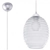 Nowoczesna lampa Wisząca ALVARO SL.0275 chrom/transparentny 1xE27