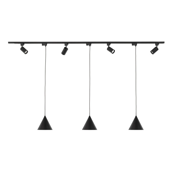 Zestaw szyno przewód 1faza TRACER SET CONO BLACK  139 10599