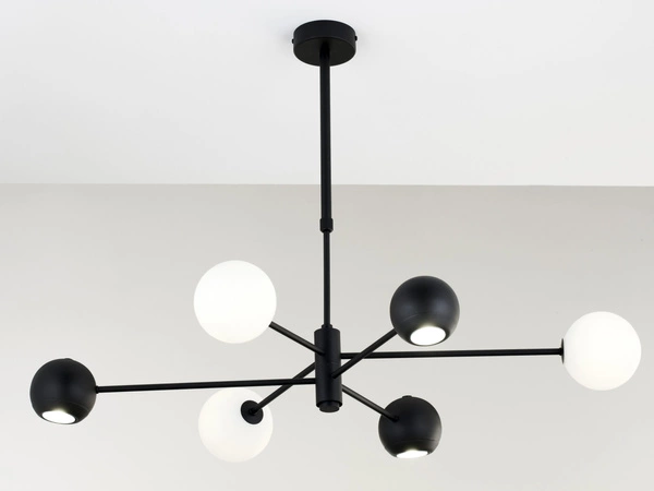 Nowoczesny Żyrandol MOKA wys. 47-69cm 3xG9 3xGU10
14W IP20 | Czarny