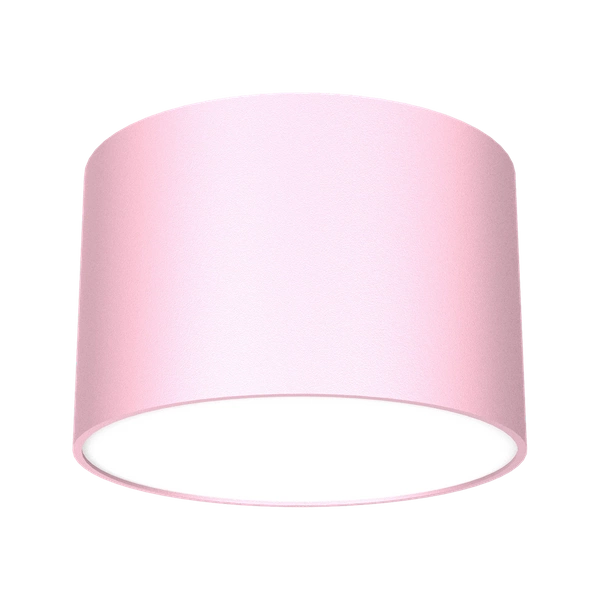Lampa sufitowa spot DIXIE PINK GX53 szer. 8cm | różowy