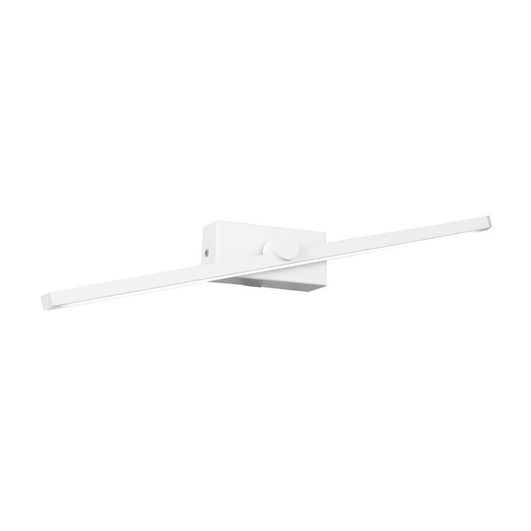 Kinkiet Martinus 70,5cm 12W LED barwa ciepła 3000K | biały piaskowany