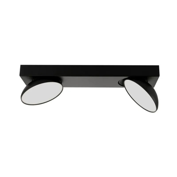 Lampa sufitowa LED CASTELIO 2x 5W biała neutralna 4000K | czarny