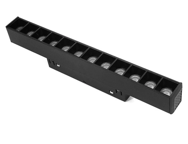 Oprawa szyny magnetycznej DOTS LED 22cm 12W 4000K | B | czarny