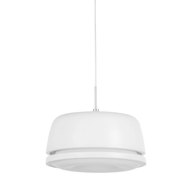 Lampa wisząca Miranda śr. 20cm 25,2W LED barwa ciepła 3000K | biały