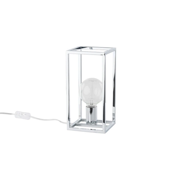 Lampa stołowa SIGALO wys. 28cm E27 | szary