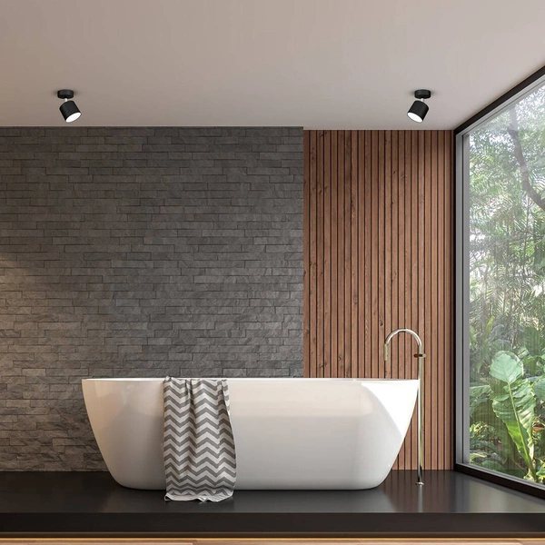 Lampa sufitowa reflektorek DIXIE BLACK GX53 szer. 8cm | czarny