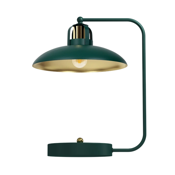 Lampka biurkowa FELIX GREEN/GOLD 1xE27
