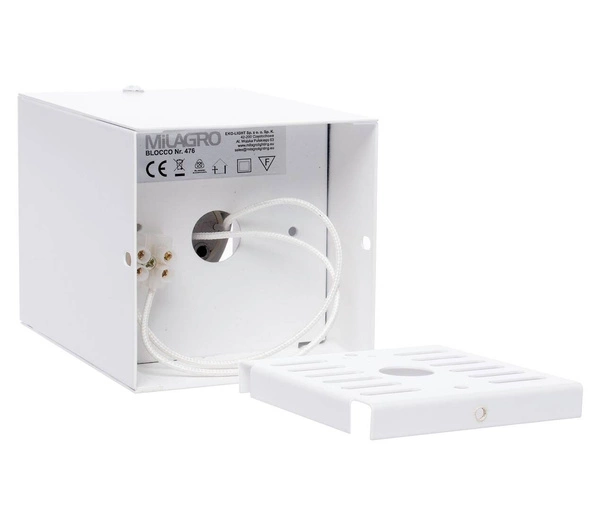 Oprawa natynkowa BLOCCO, ML476, biała, 1x7W LED GU10