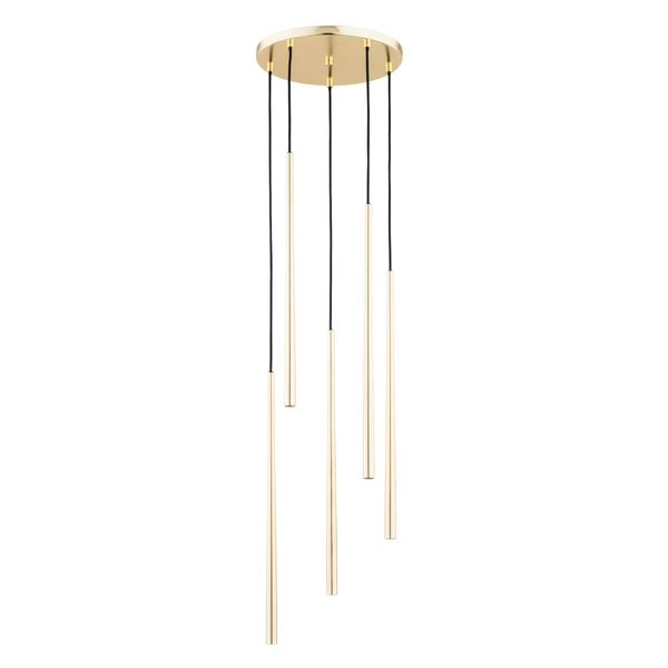 Lampa wisząca ALFA CARMEN ZŁOTA 5xG9 LED 30cm | 63144