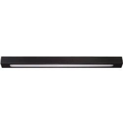 Lampa sufitowa plafon FUTURA STEEL LUX 12W 66cm neutralna 4000K | czarny