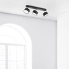 Lampa sufitowa listwa CLARK BLACK 3x GX53 szer. 40cm | czarny 3404