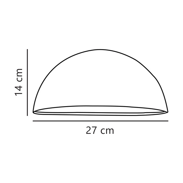 Kinkiet SCOR E27 60W Metal | Czarny