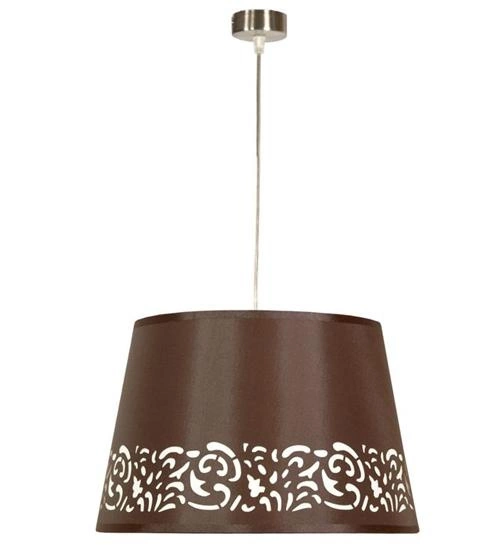 Lampa wisząca KASZMIR 31-21038 brązowa 1x60W E27