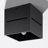 Nowoczesny plafon LOBO SL.0207 Czarny 1xG9