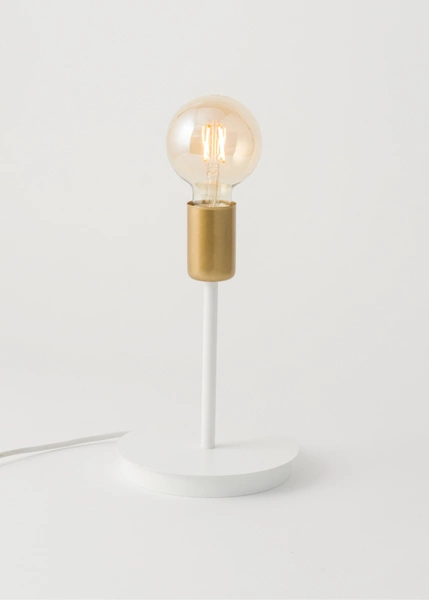 Lampa Sigma GINO lampka biurkowa biały złoty 50317