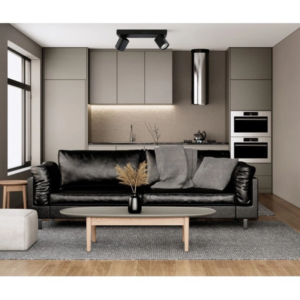 Lampa sufitowa reflektor Senova dł. 32cm 2xGU10 | biały